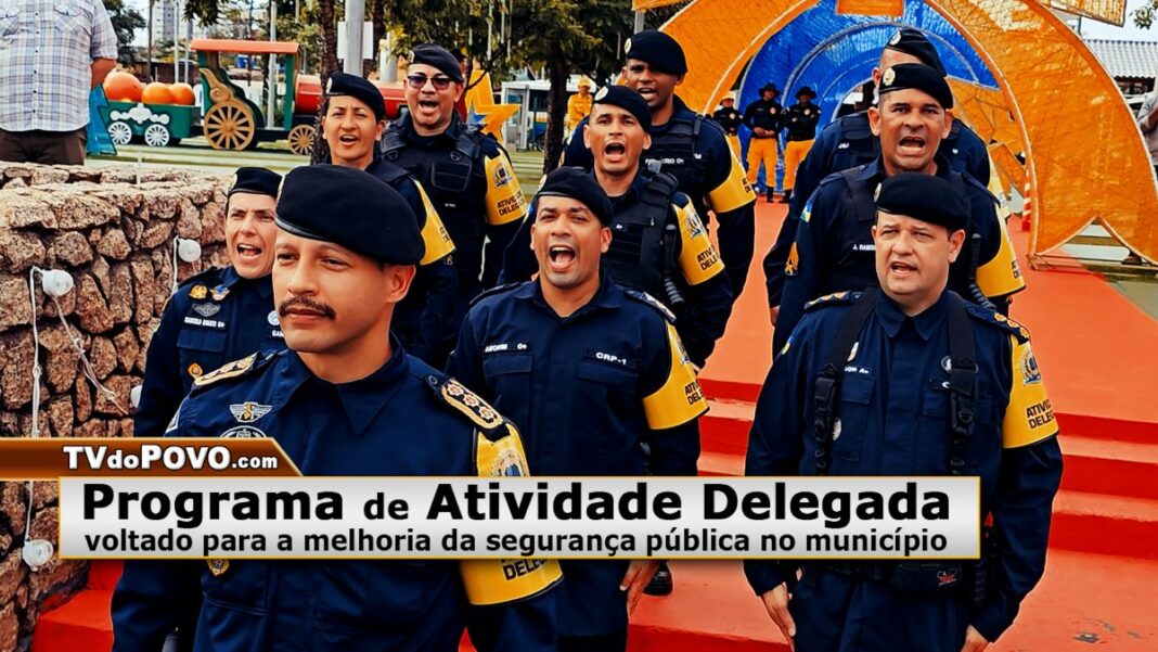 Policiais militares participam do lançamento do Programa Atividade Delegada em Porto Velho