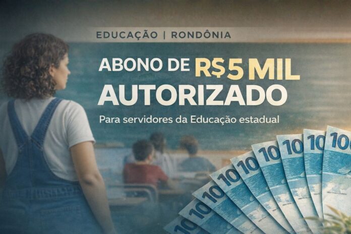 Servidores da Educação de Rondônia recebem abono salarial de R$ 5 mil autorizado pelo governo estadual