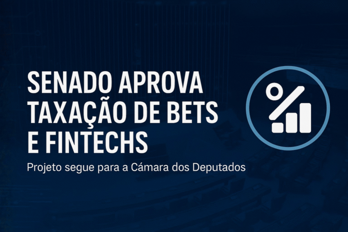 Senado aprova projeto de taxação de bets e fintechs em votação na CAE.