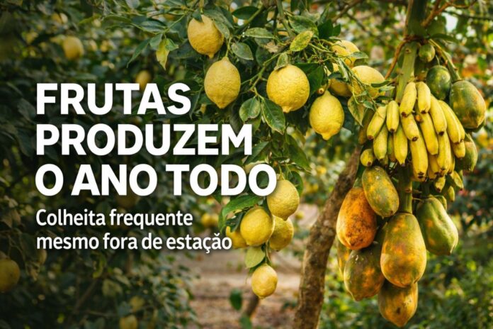 Frutas que produzem o ano todo em cultivo doméstico