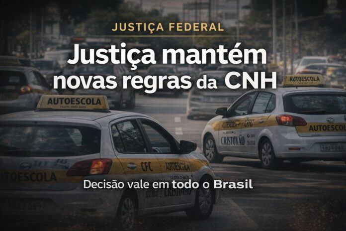 Justiça mantém novas regras da CNH Justiça mantém regras da nova CNH em todo o Brasil após derrubada de liminar