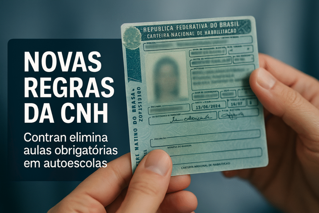Novas regras da CNH eliminam aulas obrigatórias em autoescolas