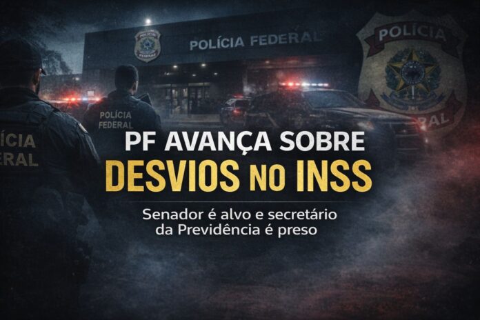 Polícia Federal realiza operação contra desvios no INSS com senador entre os alvos