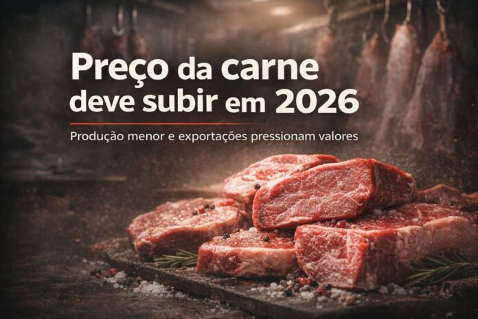 Preço da carne bovina em 2026 Preço da carne bovina deve subir em 2026 com menor oferta de gado