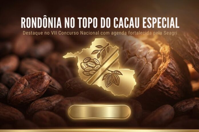 Capa do artigo sobre o destaque de Rondônia no VII Concurso Nacional de Cacau realizado em Cacoal.