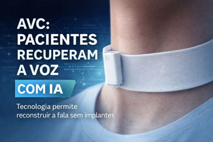 Pacientes de AVC recuperam a voz com tecnologia de IA Paciente utiliza dispositivo com inteligência artificial que ajuda a recuperar a voz após AVC