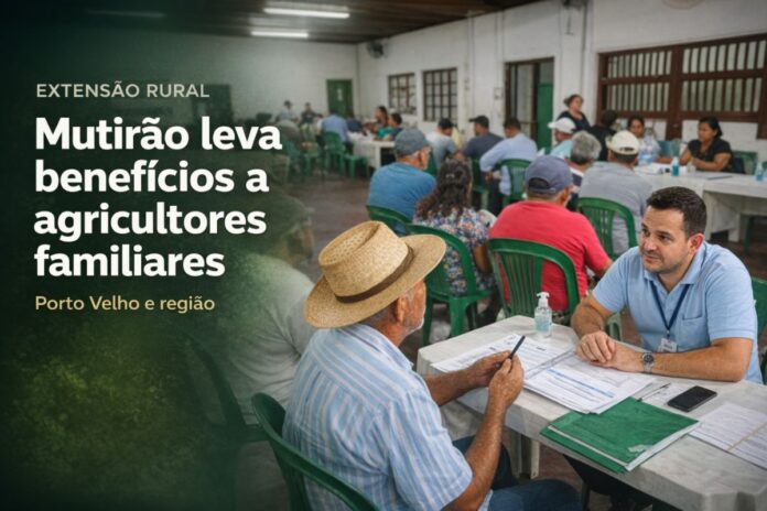 Agricultores familiares são atendidos em mutirão do governo de Rondônia para acesso a benefícios sociais