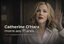 Catherine O’Hara, atriz de Esqueceram de Mim e Beetlejuice, morre aos 71 anos Catherine O’Hara, atriz canadense conhecida por Esqueceram de Mim e Beetlejuice, morreu aos 71 anos.