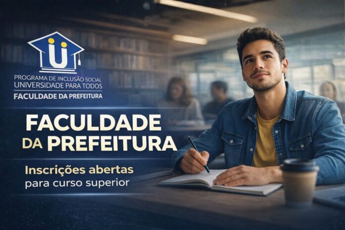 Faculdade da Prefeitura com inscrições abertas em Porto Velho Faculdade da Prefeitura abre inscrições para curso superior em Porto Velho com apoio da Prefeitura