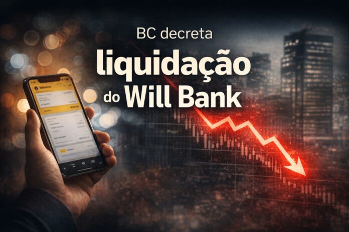 BC decreta liquidação do Will Bank Banco Central decreta liquidação extrajudicial do Will Bank