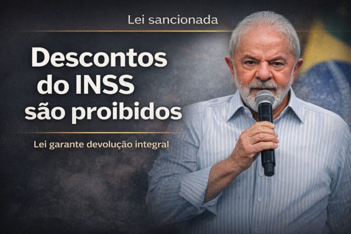 Lula sanciona lei que proíbe descontos automáticos nos benefícios do INSS