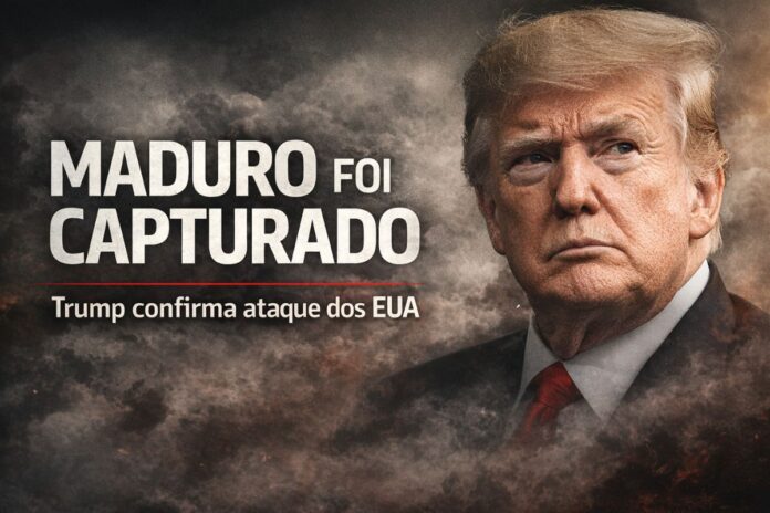 Trump confirma ataque dos EUA e anuncia captura de Maduro