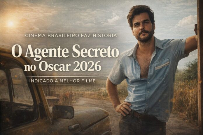 Wagner Moura em cena do filme O Agente Secreto indicado ao Oscar 2026 de melhor filme