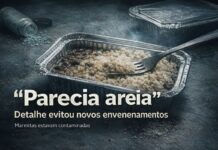 Família evita envenenamento após notar alteração na comida Marmita com comida contaminada por substância semelhante a veneno em Nova Serrana MG