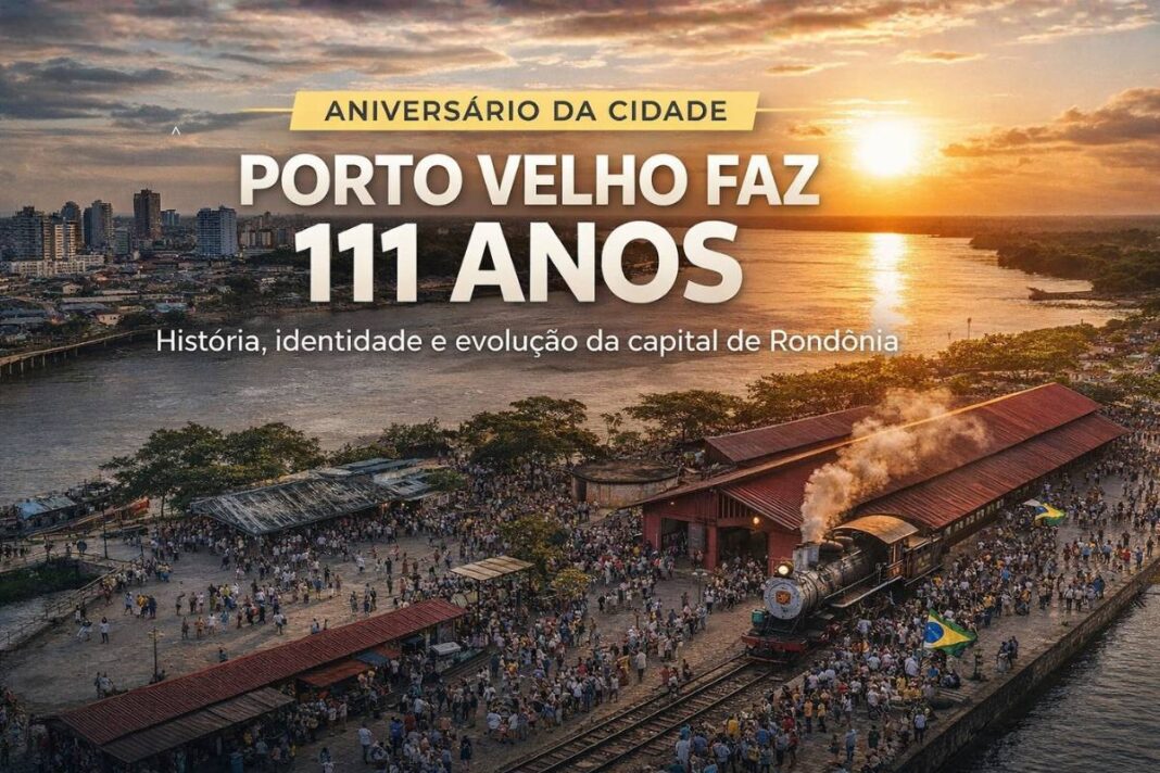 111 anos de Porto Velho Porto Velho celebra 111 anos de história às margens do rio Madeira