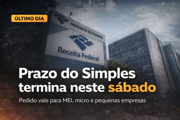 Prazo do Simples Nacional termina neste sábado Prazo para aderir ao Simples Nacional termina neste sábado para MEI micro e pequenas empresas