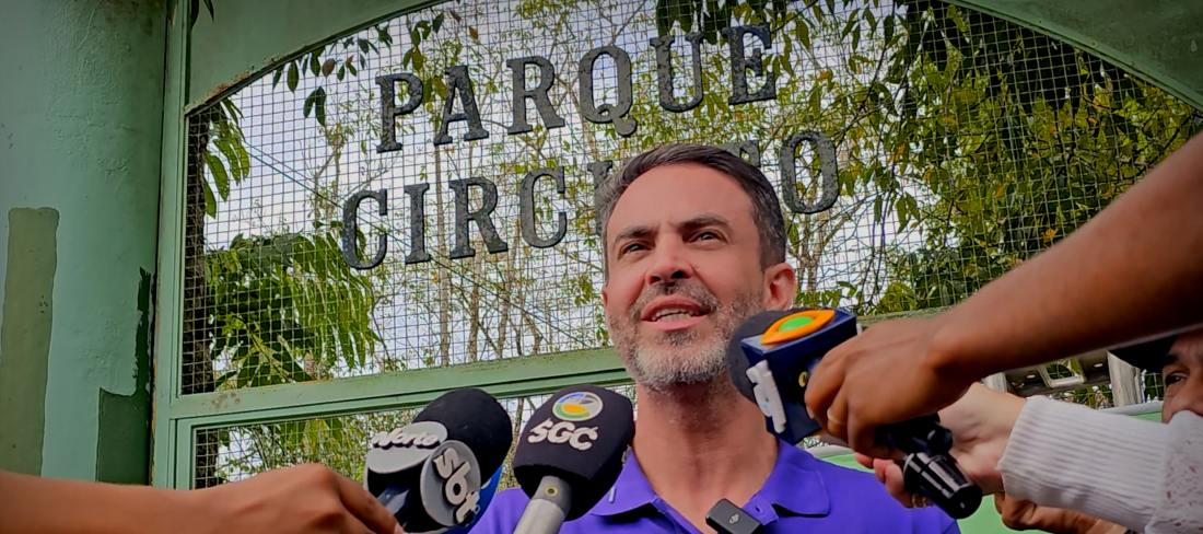 Prefeito Léo Moraes anuncia início da reforma do Parque Circuito durante coletiva em Porto Velho