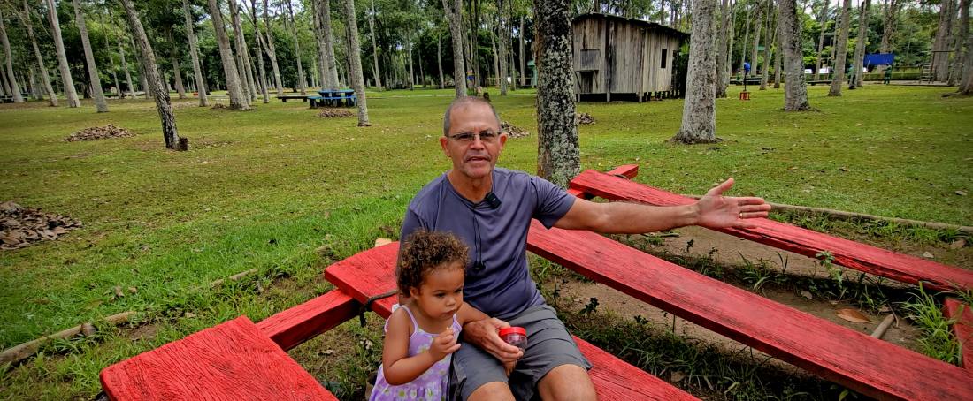 Sebastião Fortunato da Silva, frequentador do Parque Circuito há cerca de 44 anos, desde 1982