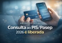 Consulta ao abono PIS/Pasep 2026 é liberada; veja como fazer Consulta ao PIS Pasep 2026 liberada para trabalhadores que verificam o abono salarial pelo celular