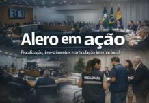 Alero impulsiona fiscalização, saúde e desenvolvimento em Rondônia Plenário da Alero e ação de fiscalização ilustram agenda parlamentar com investimentos e articulação internacional em Rondônia
