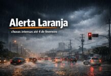 Alerta laranja aponta risco de chuvas intensas em Porto Velho Chuva intensa provoca alagamentos em área urbana de Porto Velho durante alerta laranja