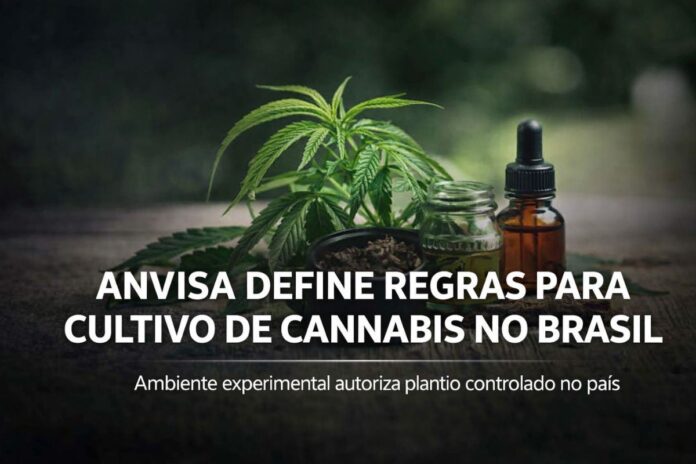 Planta de cannabis usada para fins medicinais após regulamentação do cultivo pela Anvisa no Brasil