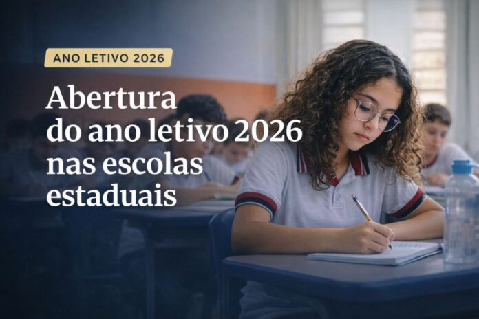 Estudante em sala de aula durante a abertura do ano letivo 2026 nas escolas estaduais de Rondônia Abertura do ano letivo 2026 nas escolas estaduais