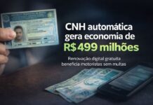CNH: brasileiros deixaram de gastar R$ 499 milhões com renovação automática CNH automática gera economia de R 499 milhões para motoristas brasileiros