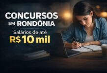 Concursos em Rondônia oferecem vagas com salários de até R$ 10 mil Concursos em Rondônia oferecem vagas no serviço público com salários de até 10 mil reais