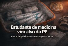 Estudante de medicina é alvo da PF por vender canetas emagrecedoras Canetas emagrecedoras apreendidas durante investigação da Polícia Federal sobre venda ilegal de medicamentos sem registro na Anvisa.