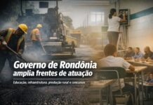 Governo de Rondônia amplia frentes de atuação no estado Ações do governo de Rondônia em educação infraestrutura produção rural e serviços públicos