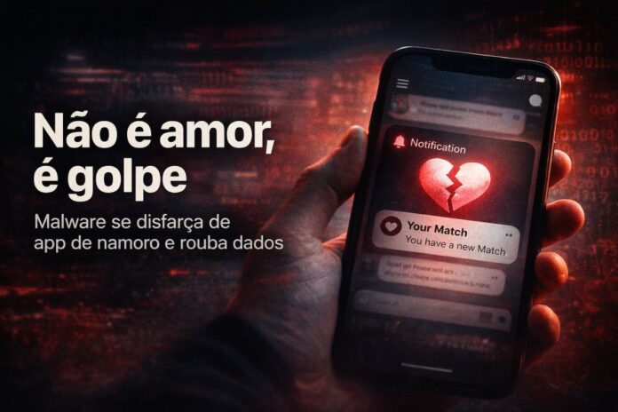 Malware disfarçado de aplicativo de namoro engana usuários com falso Tinder Grátis