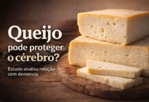 Queijo pode te proteger de demência? Pesquisa investiga relação Blocos de queijo sobre tábua de madeira ilustram estudo que investiga relação entre consumo de queijo e demência